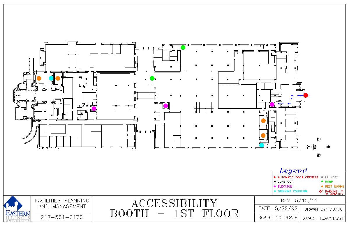 Eastern Illinois University Campus Map