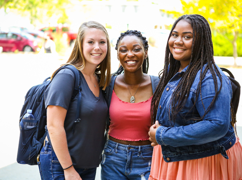 Three Students Together