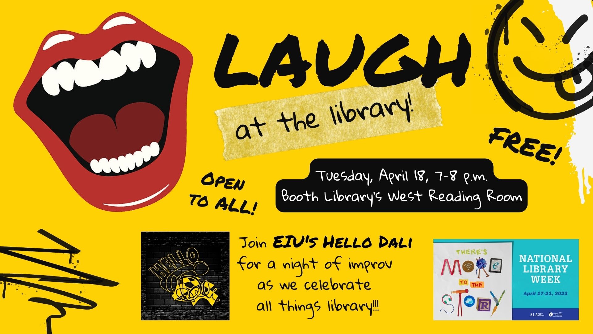 Laugh at the Library Calendar Eastern Illinois University