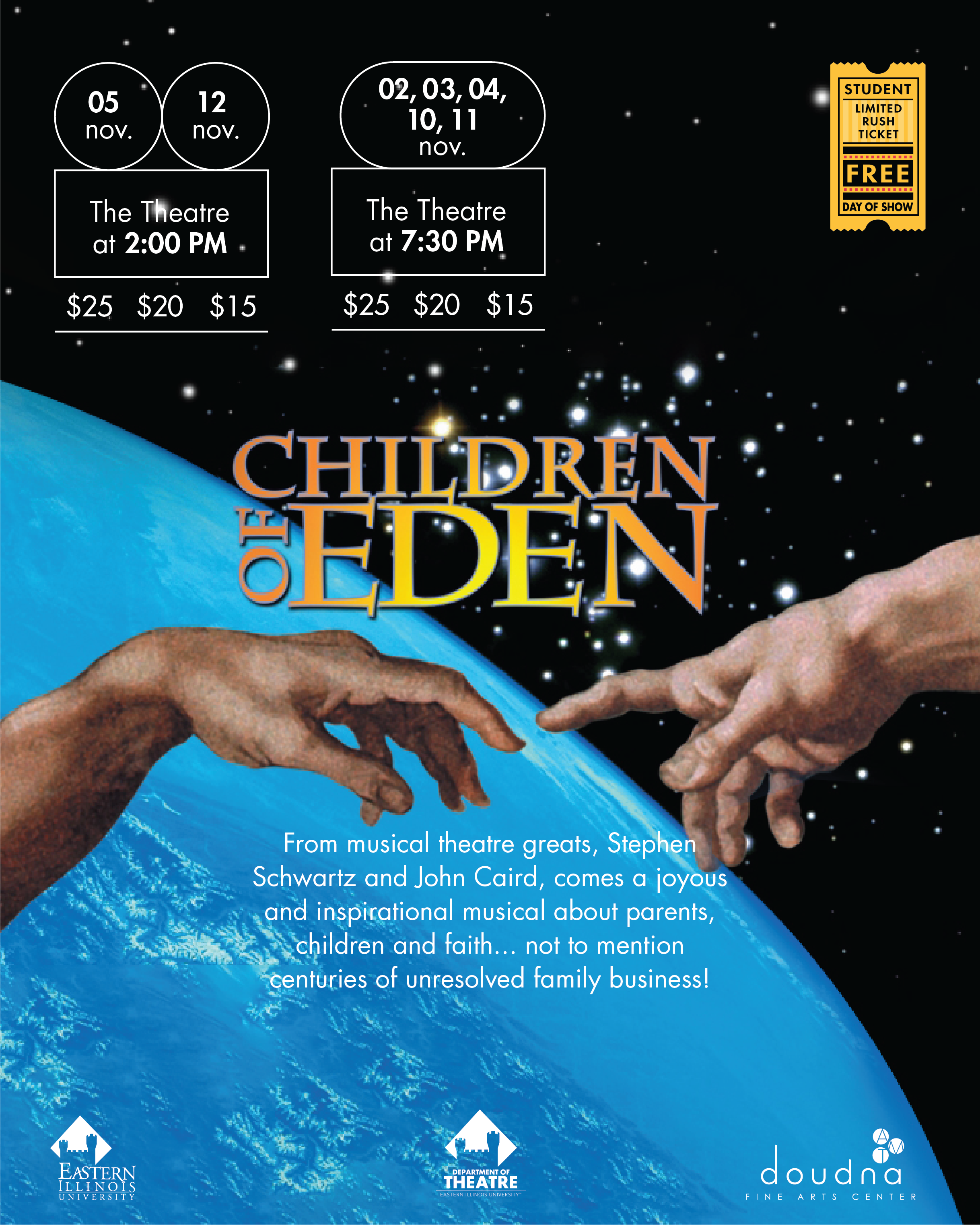 Children of Eden Calendar Eastern Illinois University