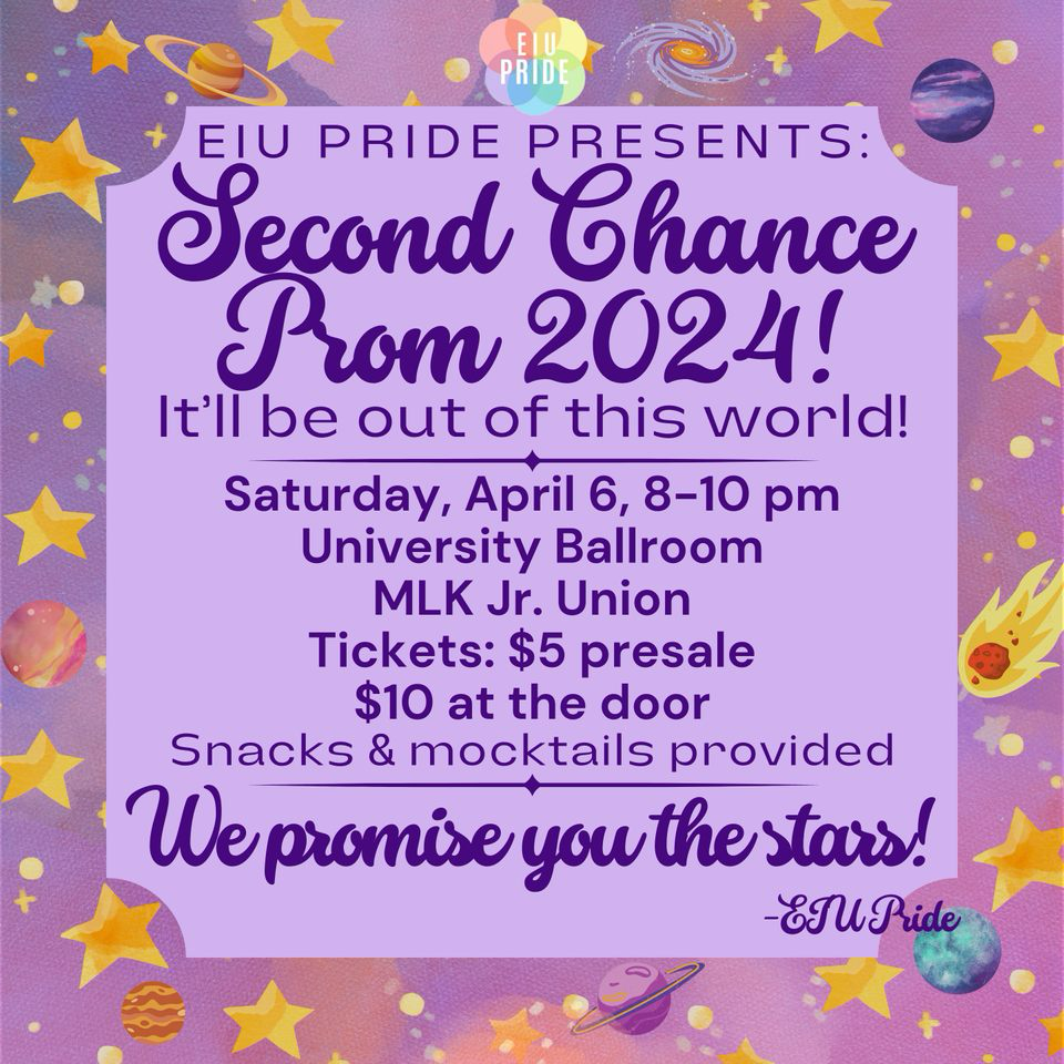 Second Chance Prom Calendar Eastern Illinois University