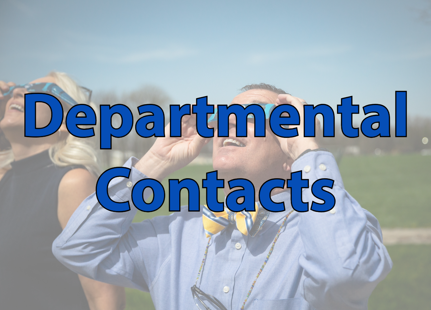 Departmental Contacts